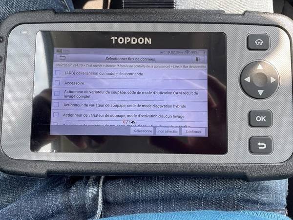 Photo client scan voiture
